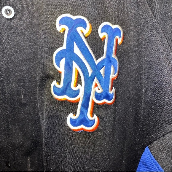 Nike New York Mets Vintage Black MLB Team Jersey Adult Size XL - Picture 3 of 7